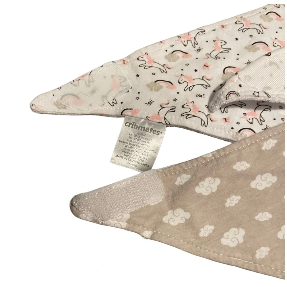 Infant / Baby Terry Cloth Bandana Bibs Set